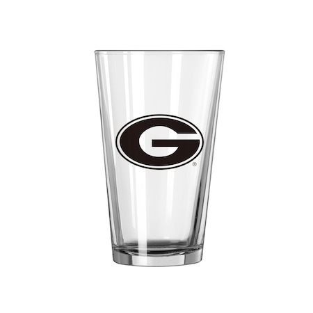 Logo Brands Georgia 16oz Gameday Pint Glass 142-G16P-1